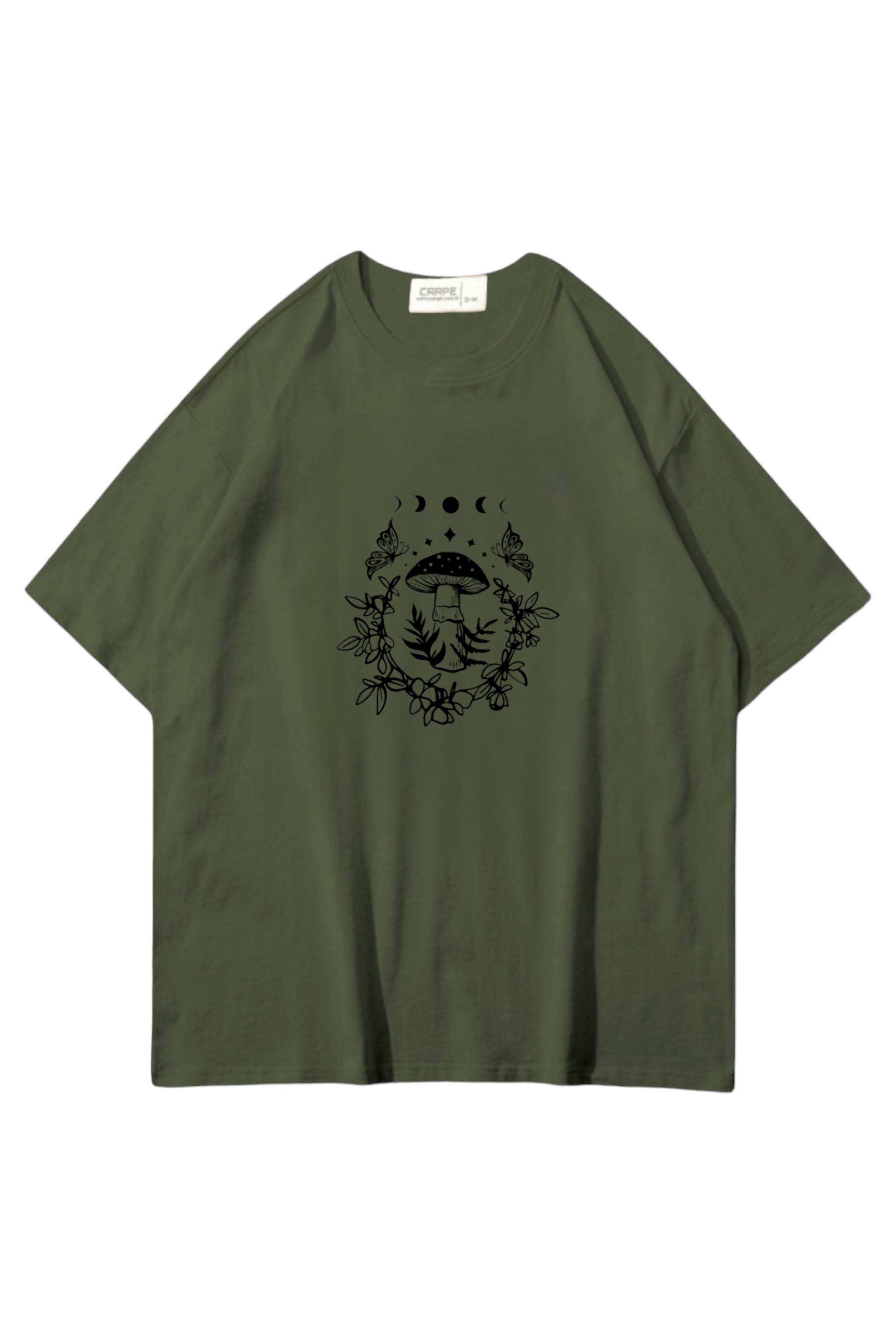 Haki Mushroom Oversize T-shirt