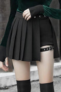 Harajuku Punk Kemerli Mini Şort Etek
