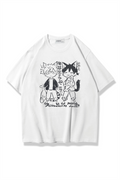 Hashimoto Shun ve Chihana Mio Oversize T-shirt