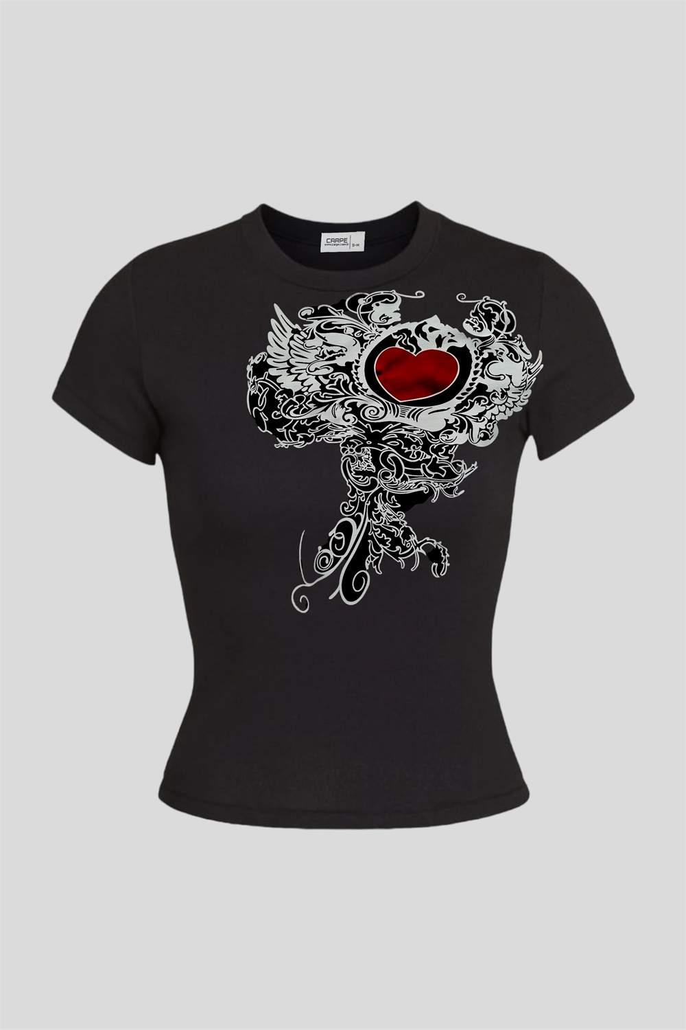 Heart Decor Tam Boy Bluz