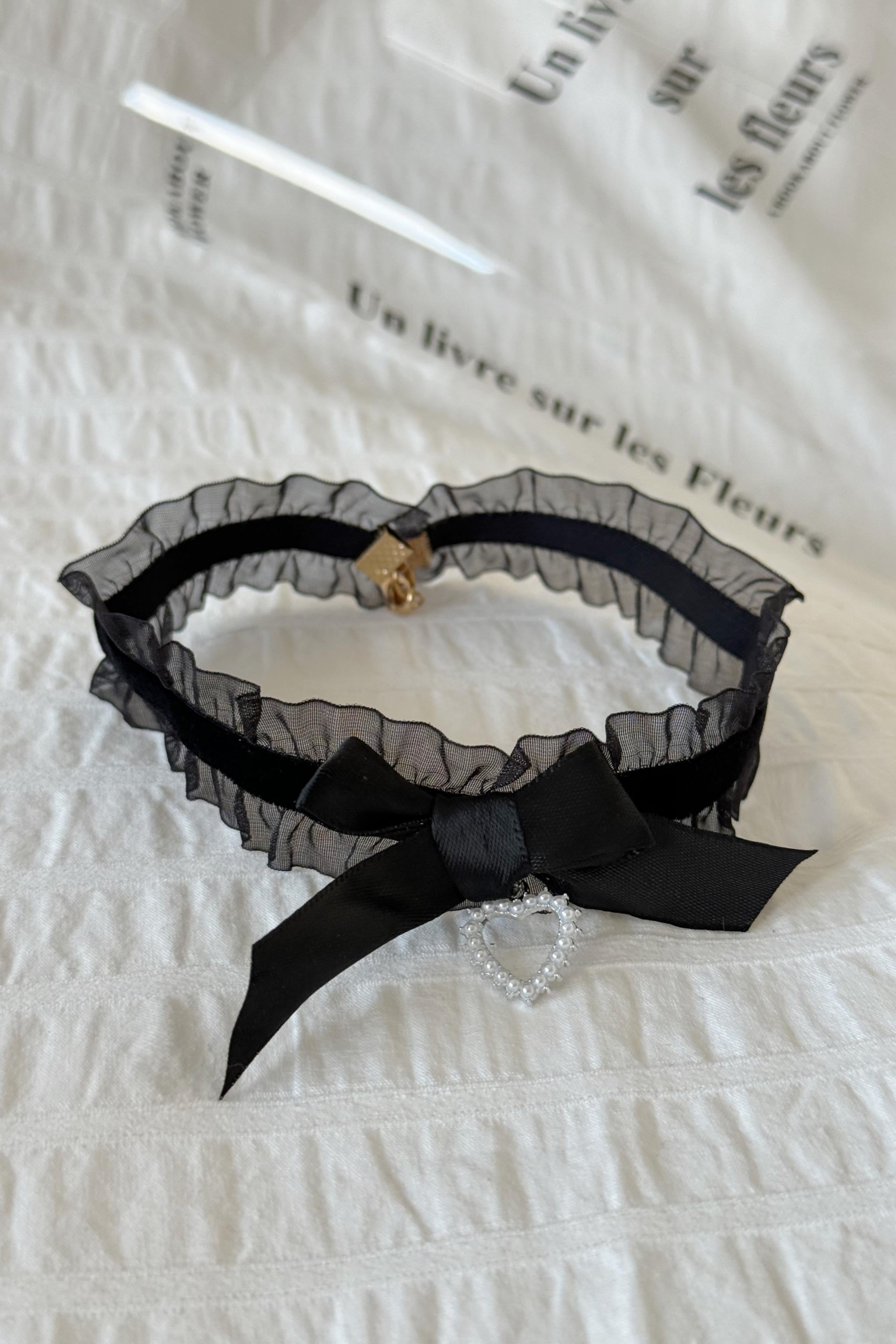 Heart Ribbon Tasma Kolye