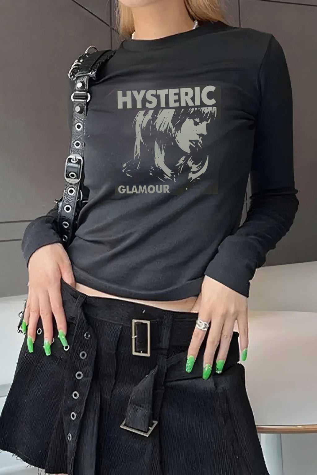 Hysterıc Uzun Kol Tam Boy Bluz
