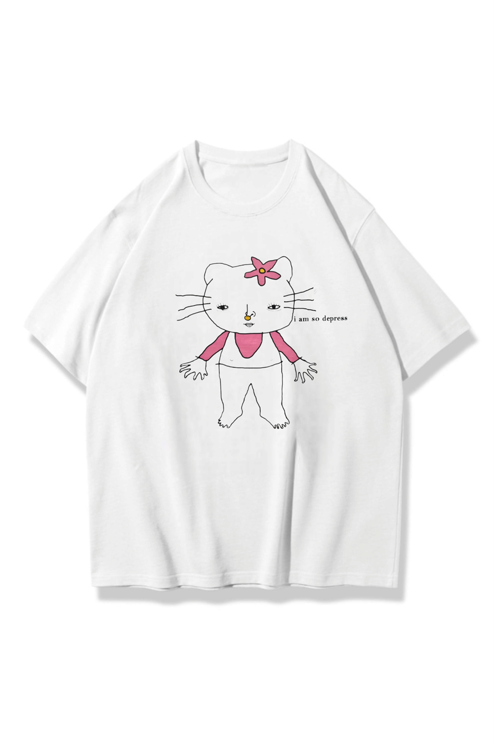I Am So Depress Oversize T-shirt