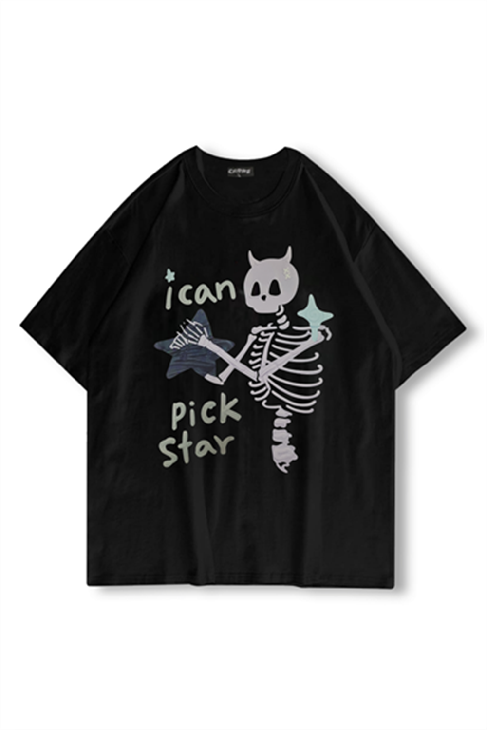 İcan Pink Star Oversize T-shirt