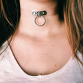 İçiçe Şeffaf Halka Choker