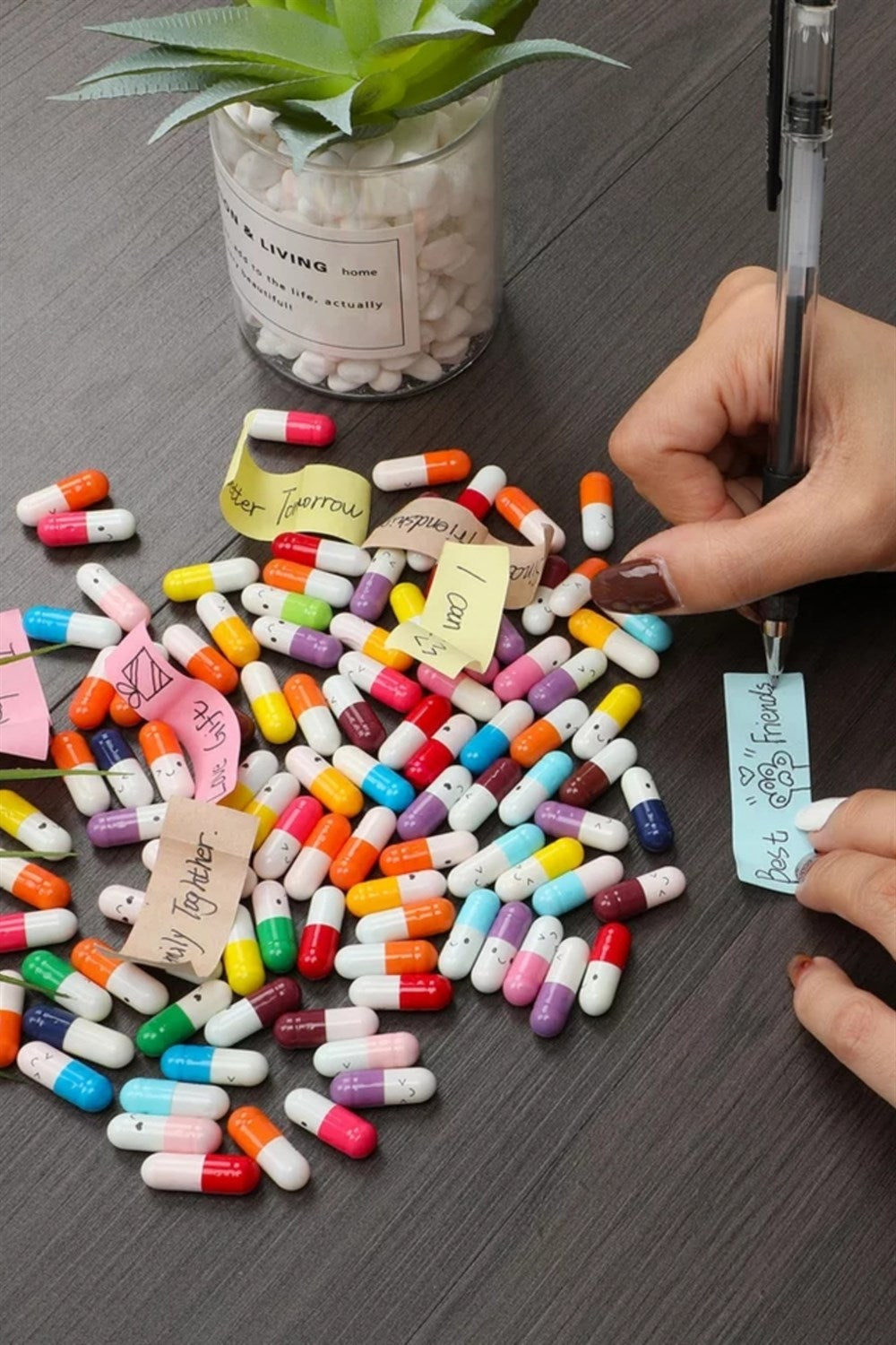 İlaç Kapsül Notlu Hediyelik-50 Adet