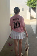 Inter Miami Pembe Oversize T-shirt
