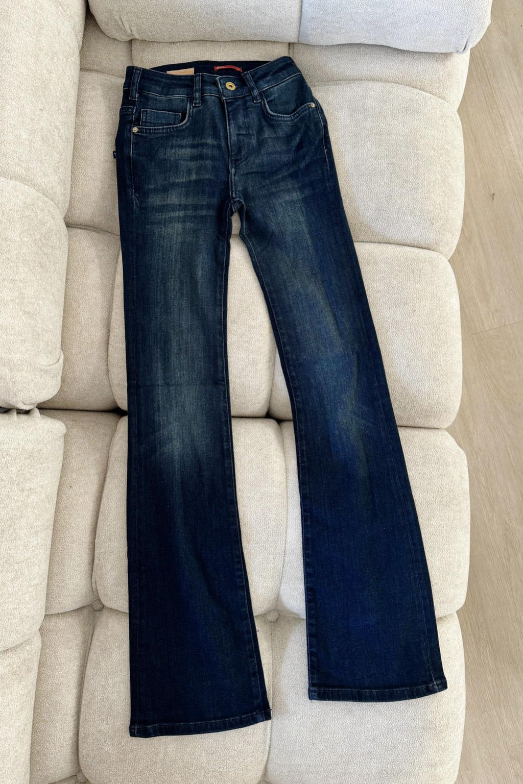 İspanyol Paça Denim Pantolon