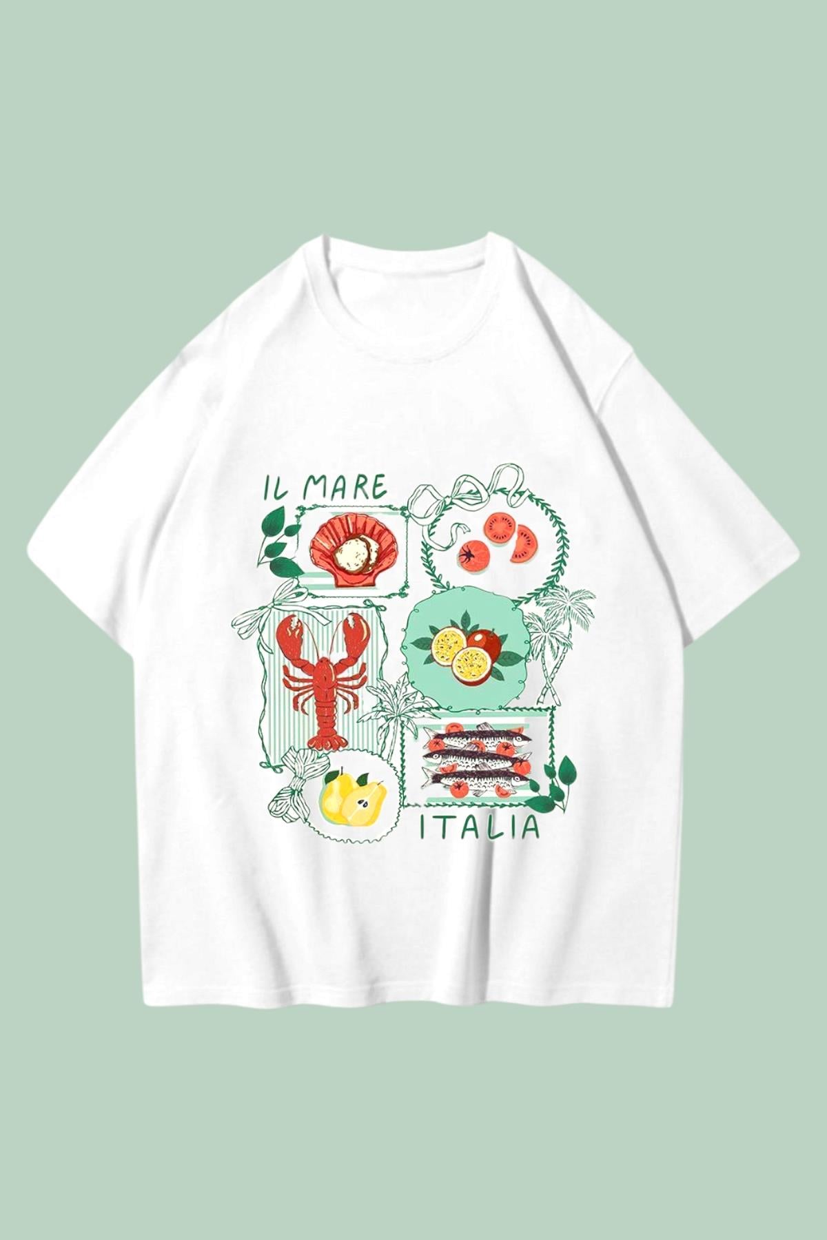 Italıa Oversize T-shirt