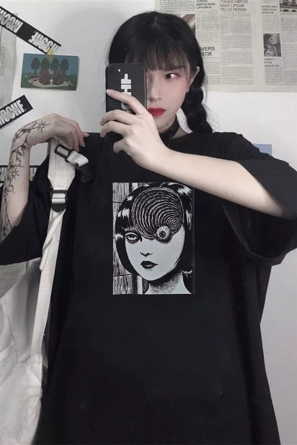 Junji Ito Tomies Oversize T-shirt
