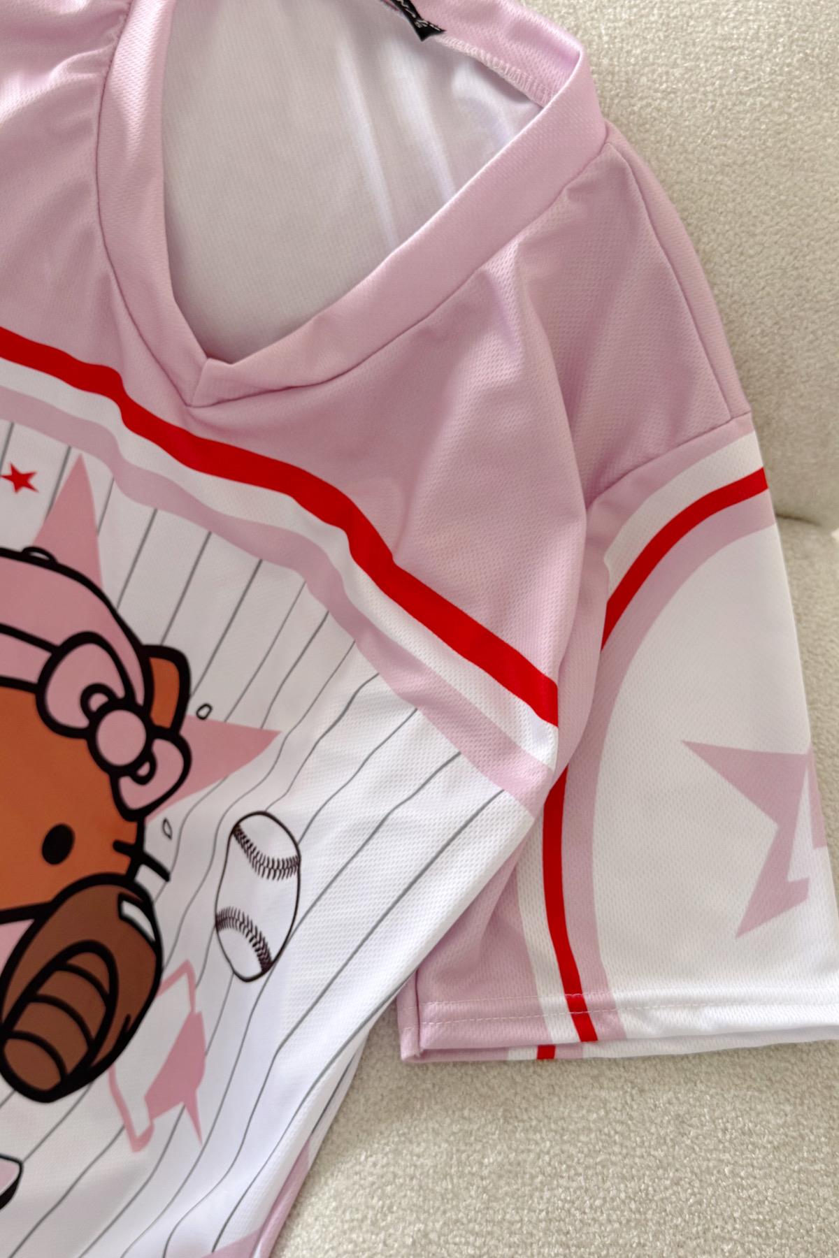 Kitty Baseball Oversize T-shirt