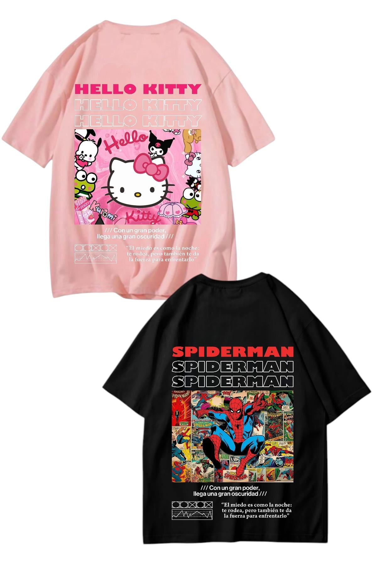 Kitty Design Oversize T-shirt