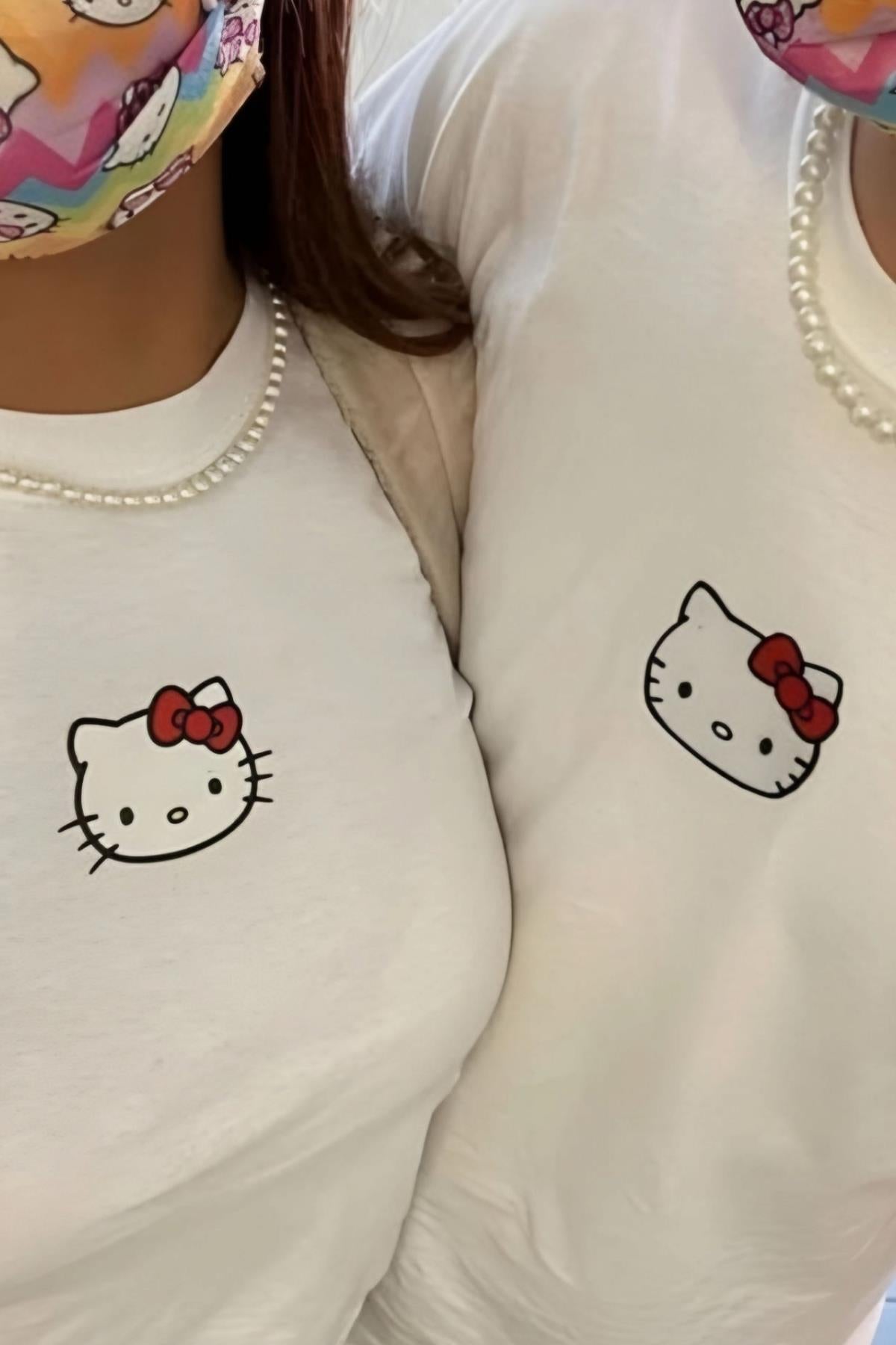 Kitty Detail Oversize T-shirt