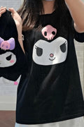 Kuromi Face Oversize T-shirt