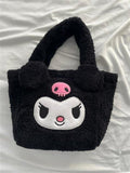 Kuromi Siyah Peluş Çanta
