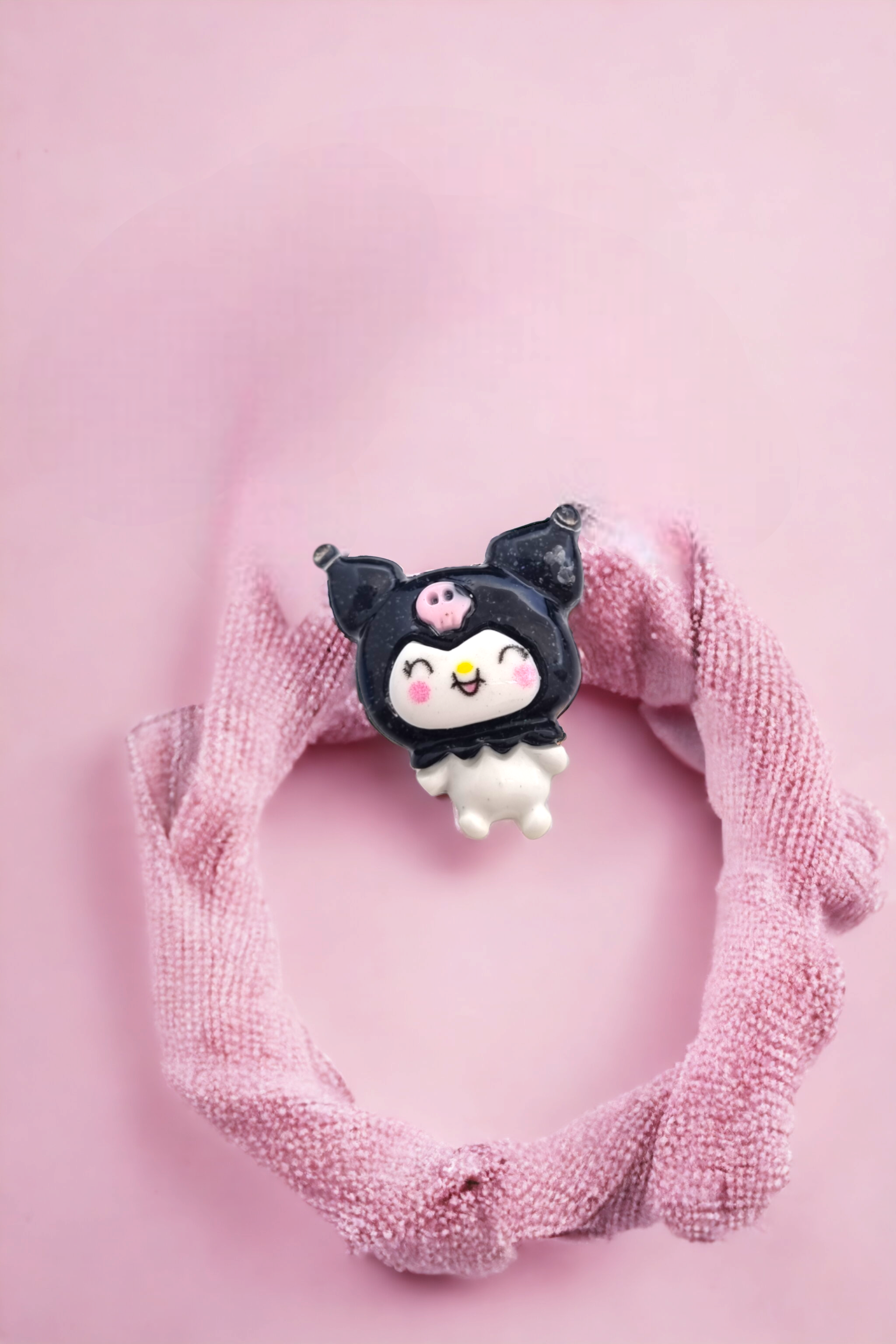 Kuromi Smiley Face Yüzük