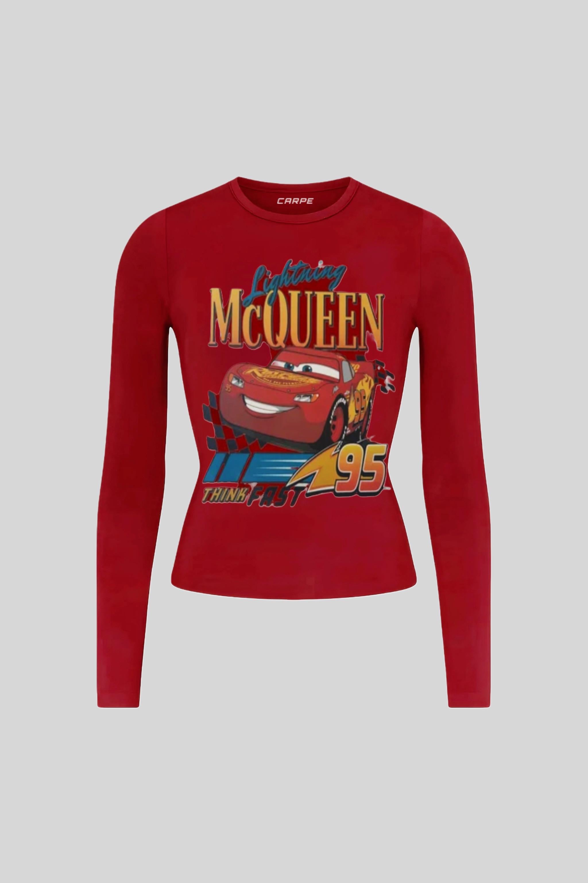 Lightning Mcoueen Uzun Kol Tam Boy Bluz