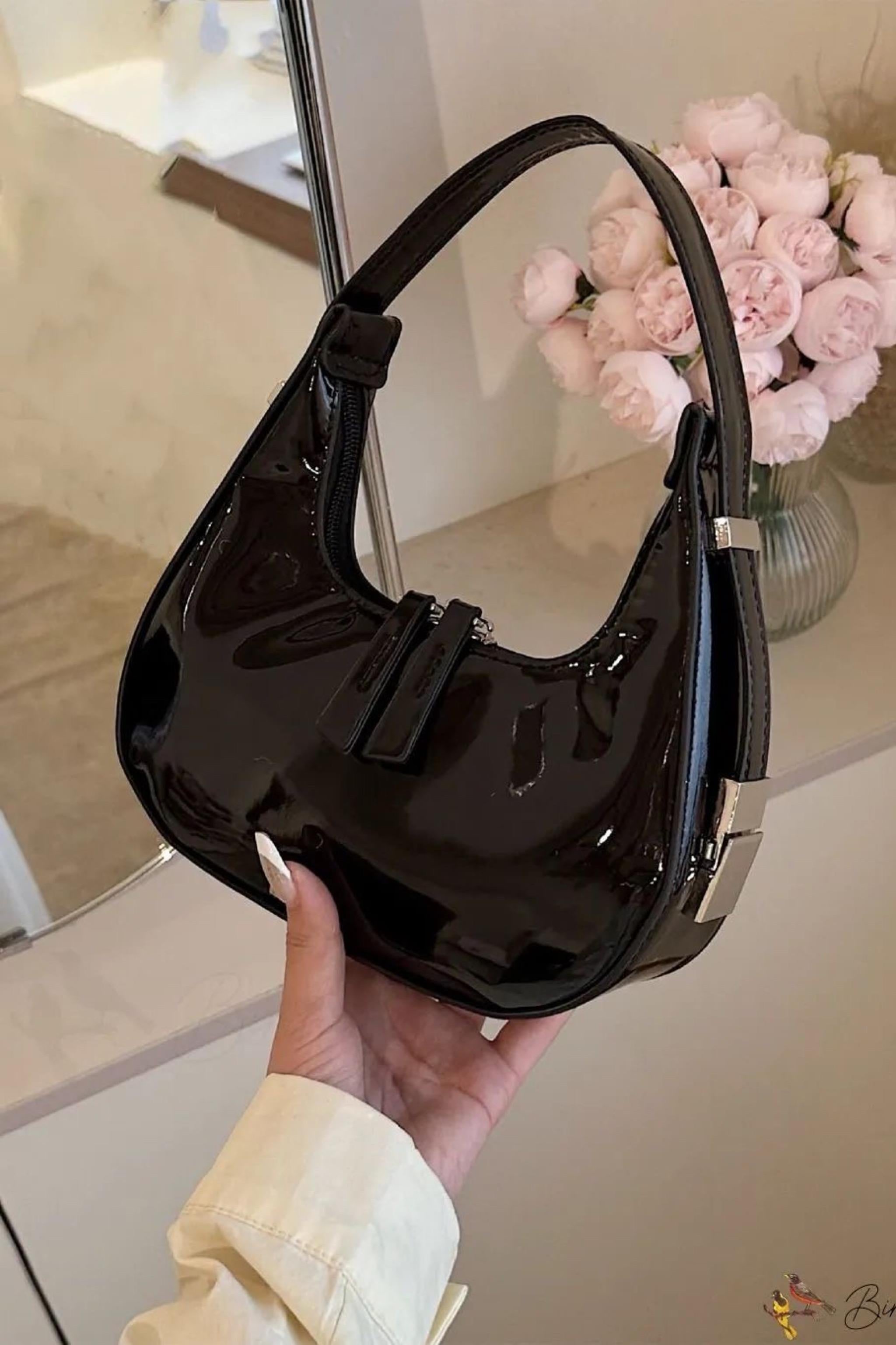 Lolita Black Baget Çanta