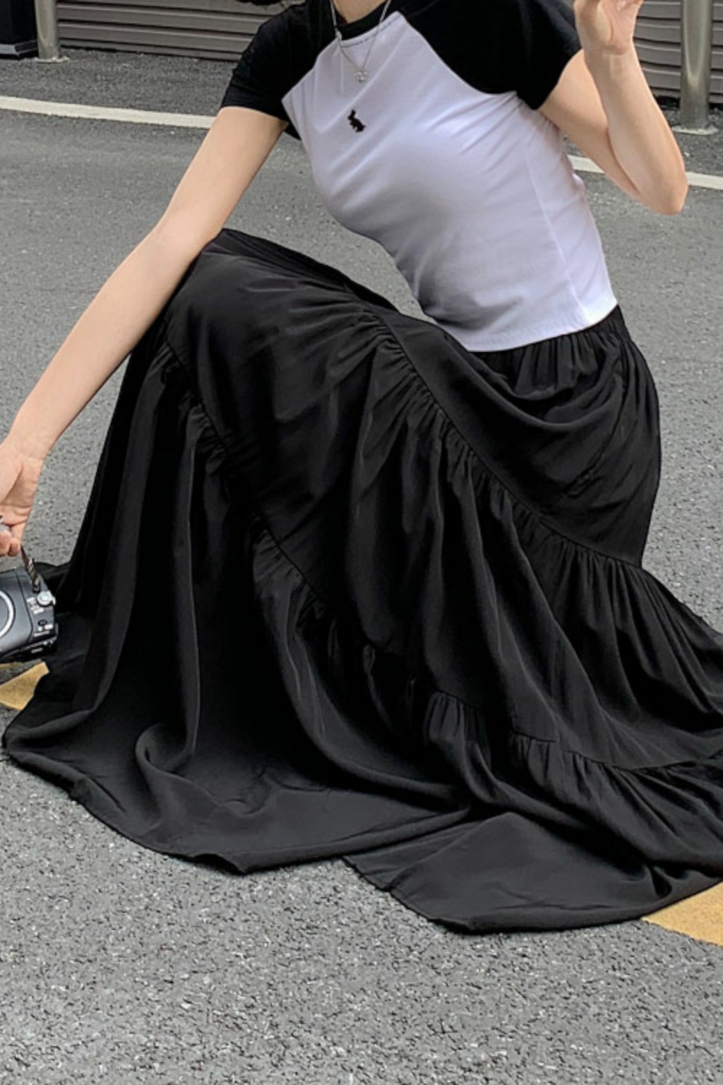 Long Black Etek