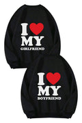 Love My Boyfriend Oversize Sweatshirt