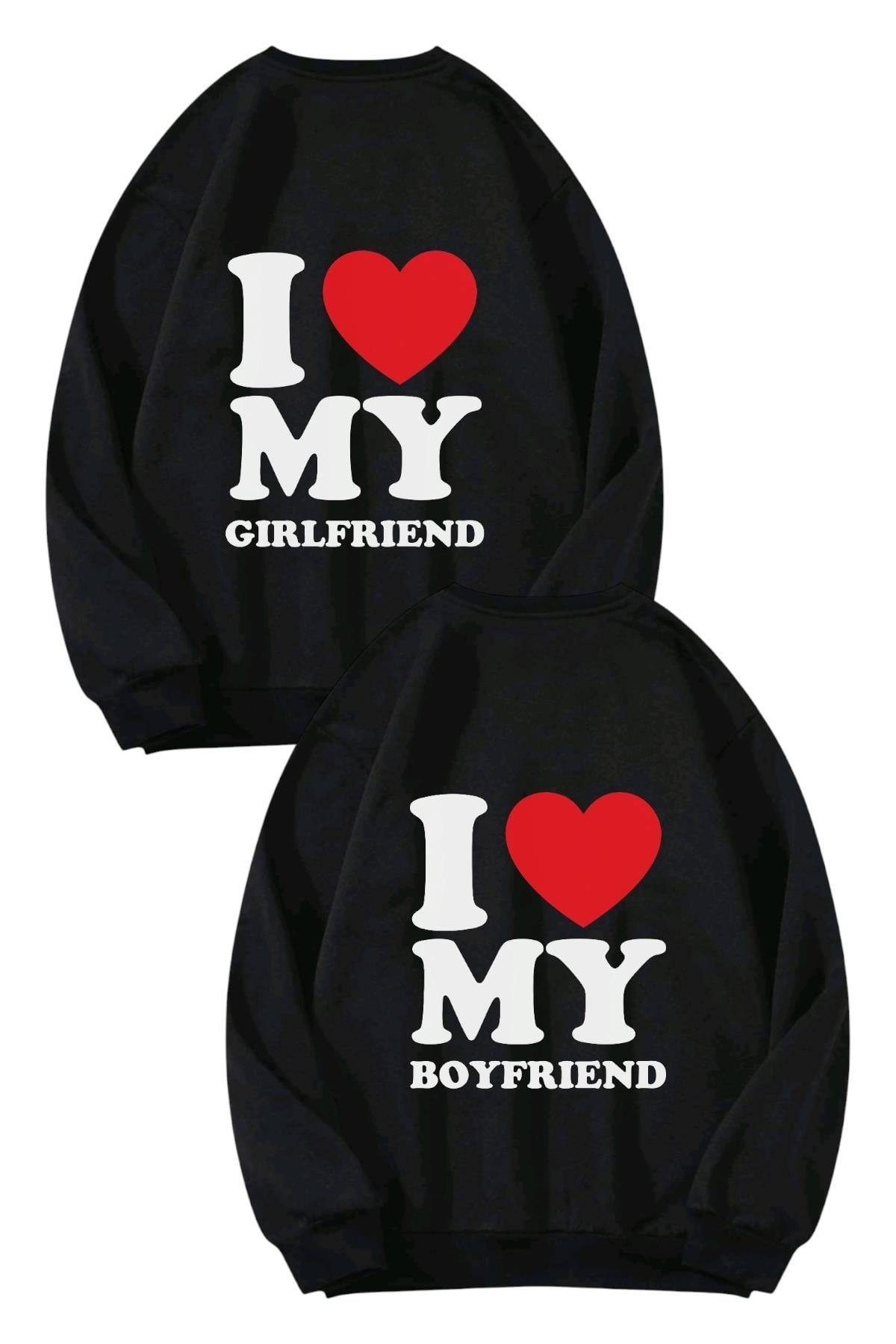 Love My Boyfriend Oversize Sweatshirt