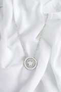 Minimal Round Star Kolye