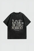 Moment Yıkamalı Oversize T-shirt