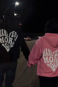 More Love Black Oversize Sweatshirt