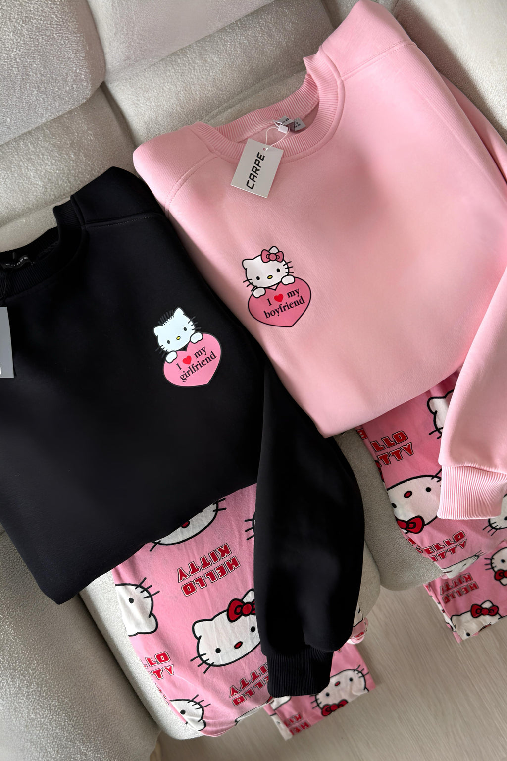 My Girlfriend 3 İplik Oversize Sweatshirt