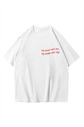 My Heart Yes My Brain Wtf Oversize T-shirt