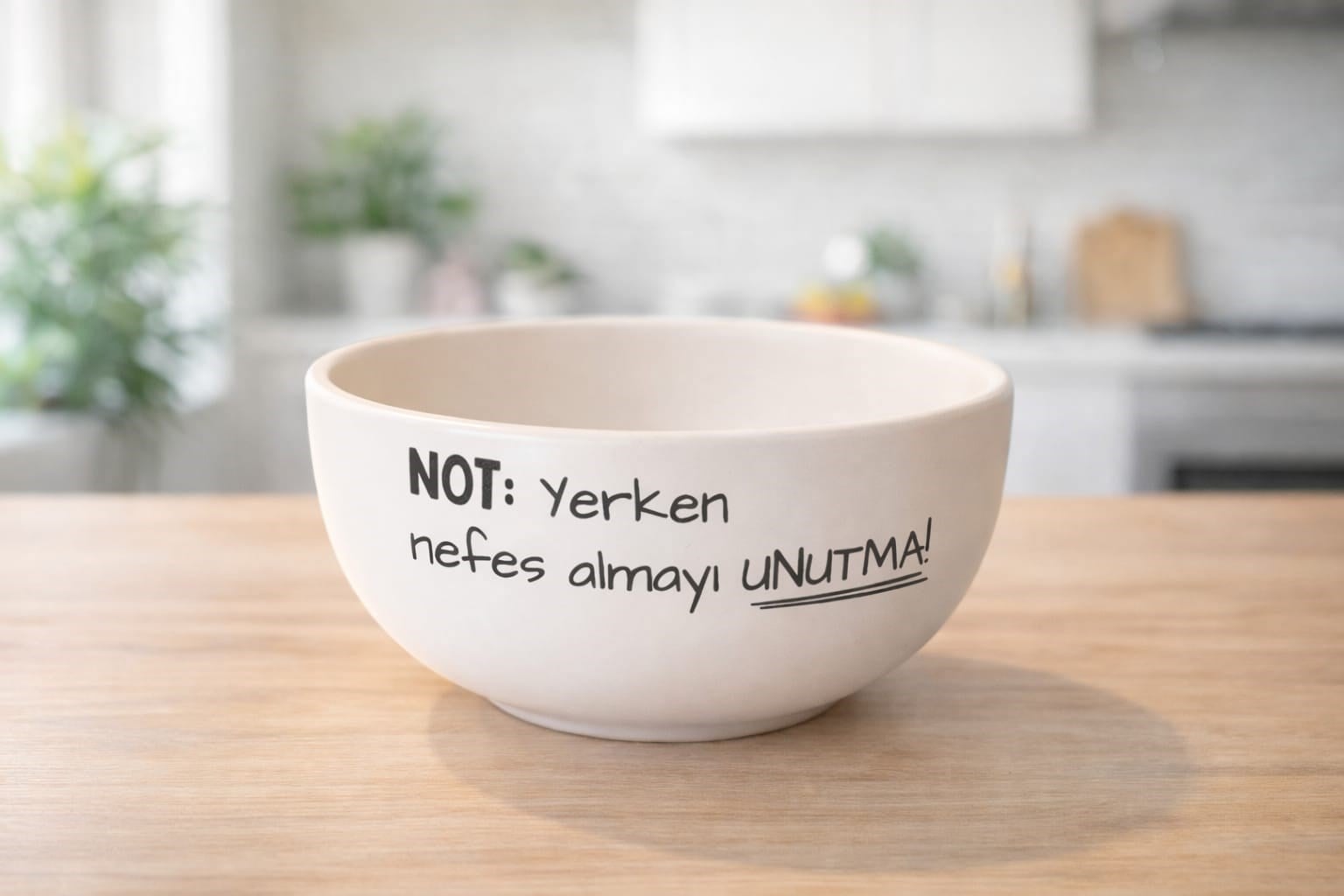 Nefes Almayı Unutma Kase