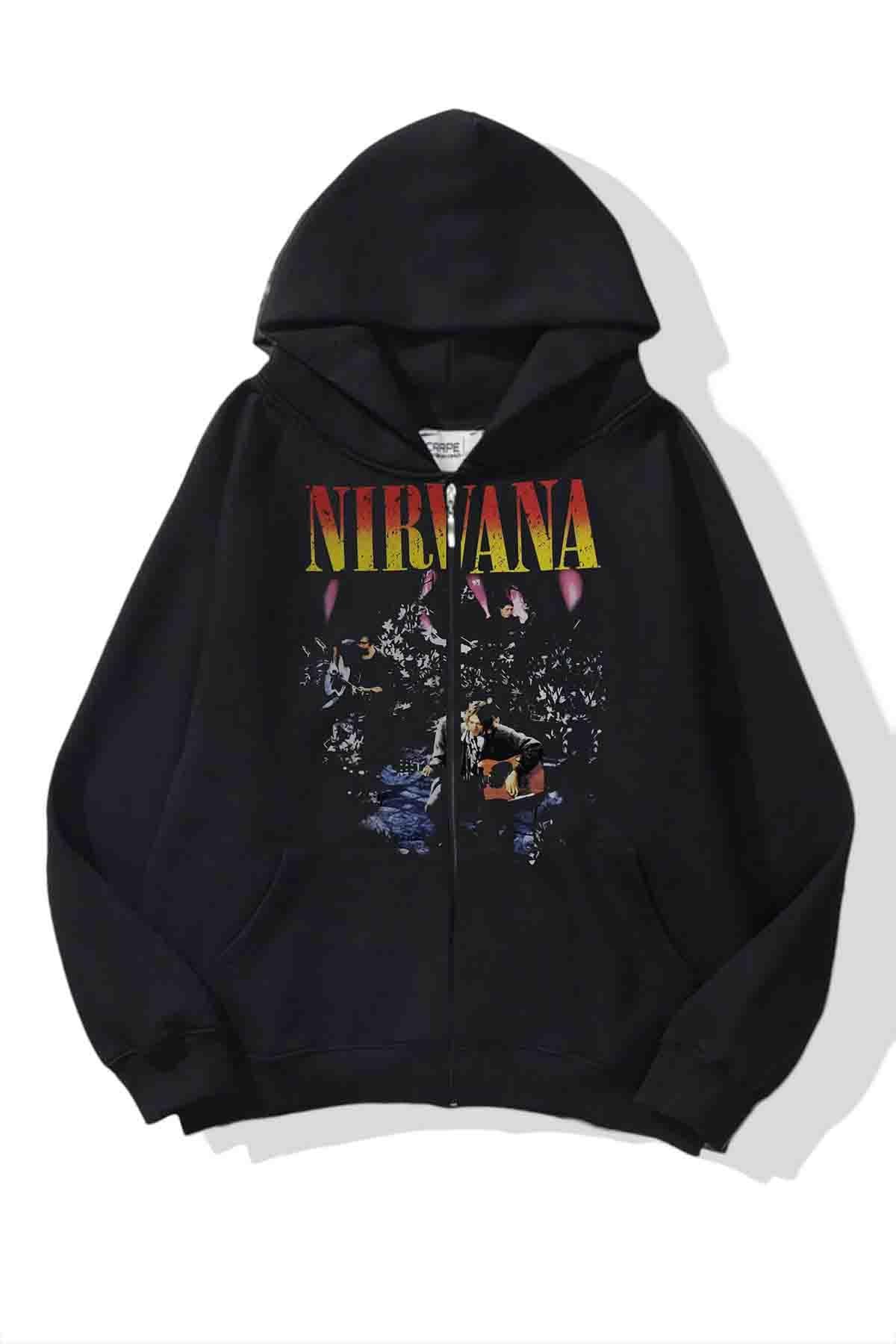 Nirvana Concert Oversize Hırka