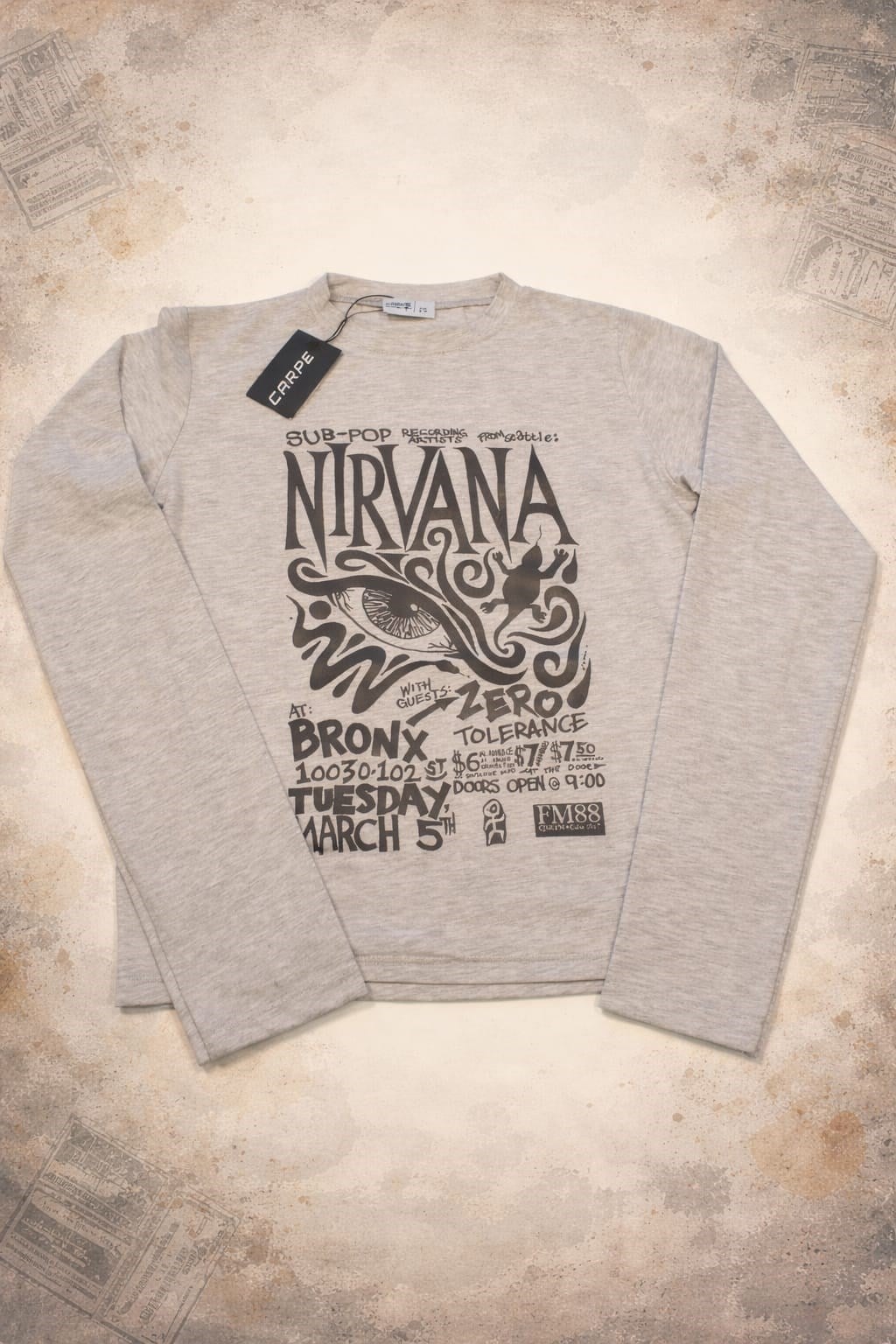 Nirvana Uzun Kol Tam Boy Bluz