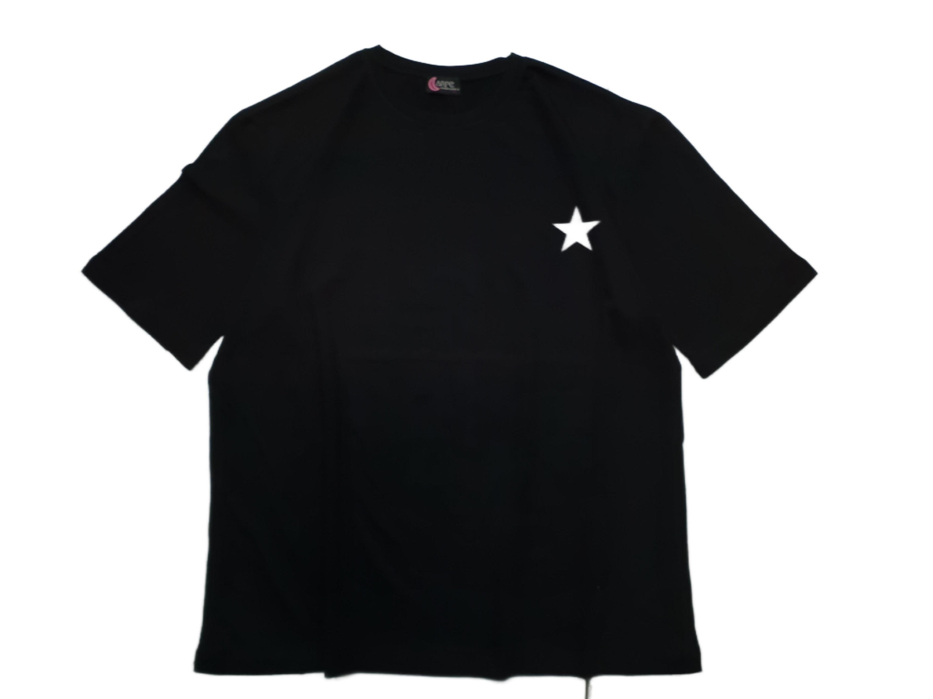 Parlayan Siyah Yıldız Oversize T-shirt