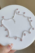 Pearl Heart Stone Kolye