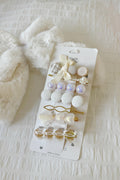 Pearl Ribbon Pens Toka Seti
