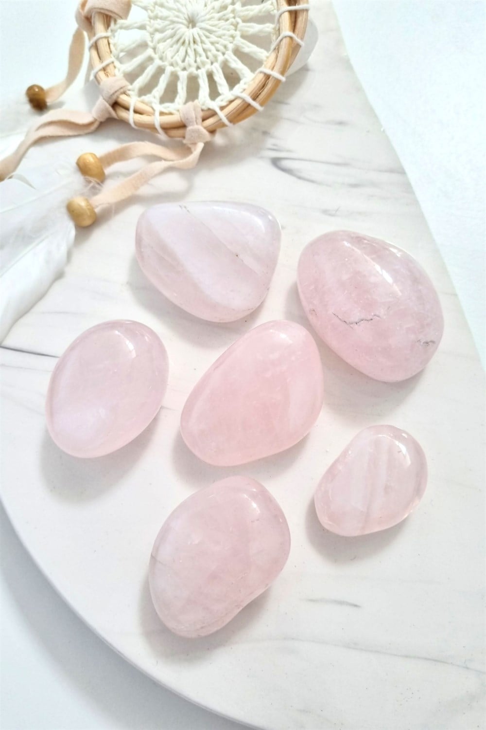 Pembe Kuvars Doğal Taş