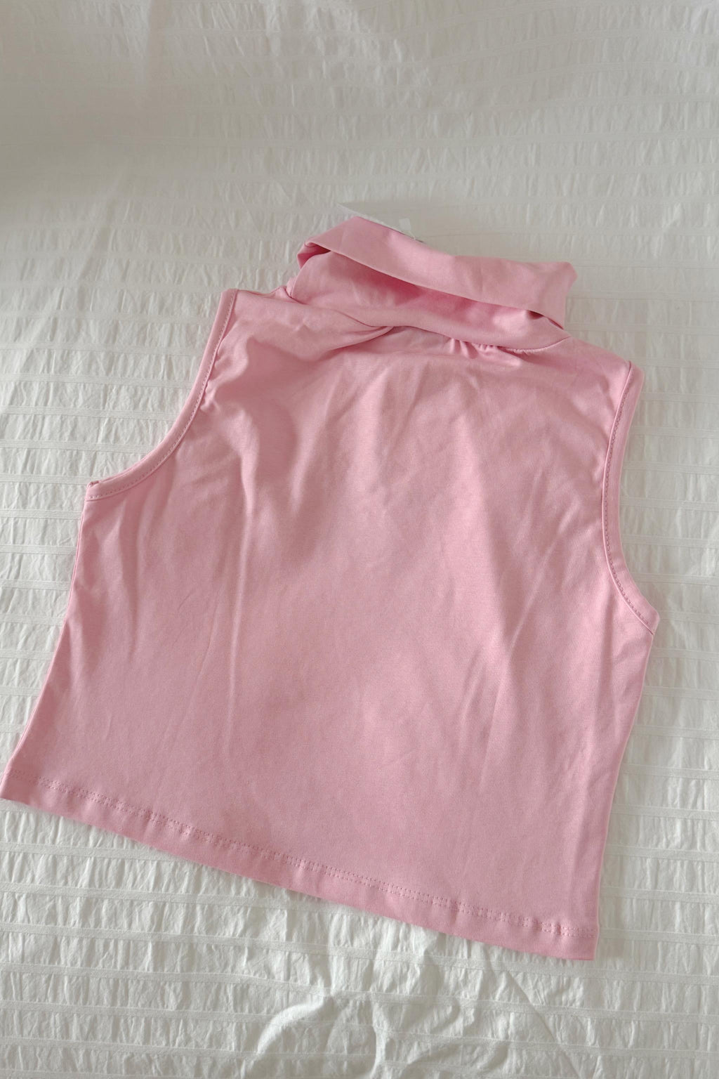Pembe Star Detaylı Askılı Bluz