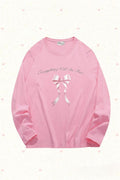 Pink Cute Ribbon Sweatshirt