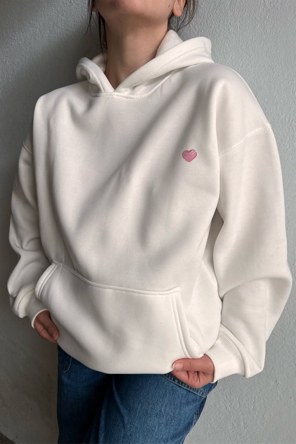 Pink Girl Oversize Sweatshirt