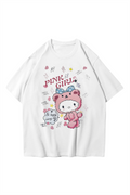 Pınk Gırl Oversize T-shirt