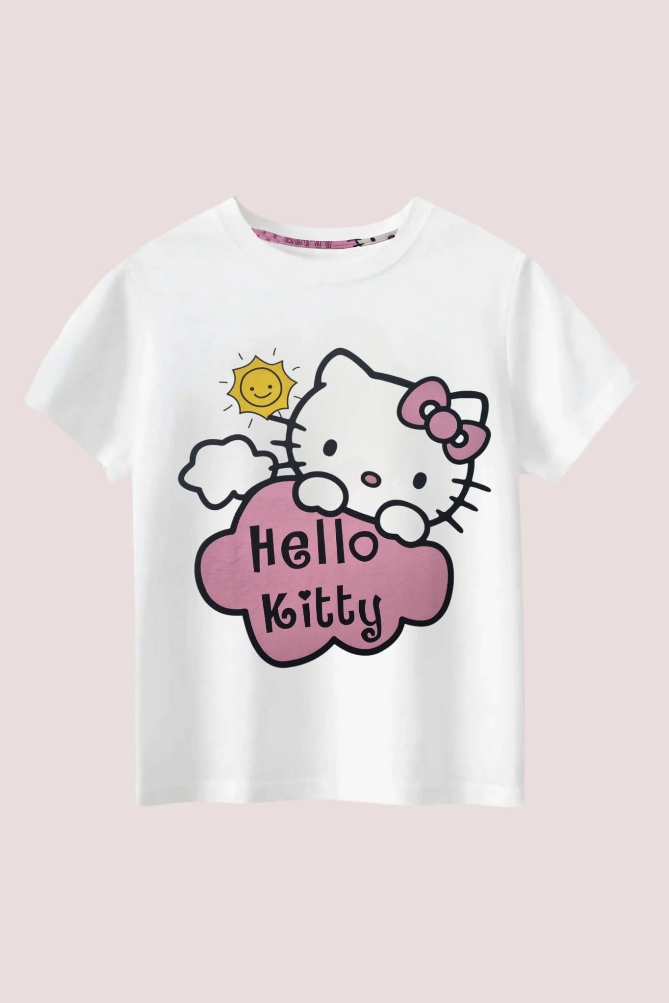 Pink Kitty Pijama Üstü