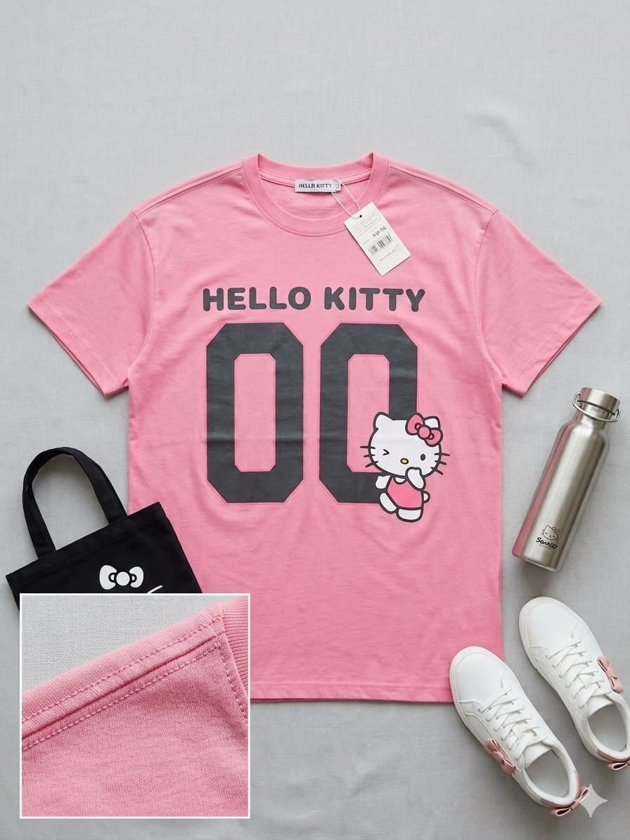 Pink Kitty Tam Boy Bluz