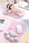 Pink Paw Mousepad