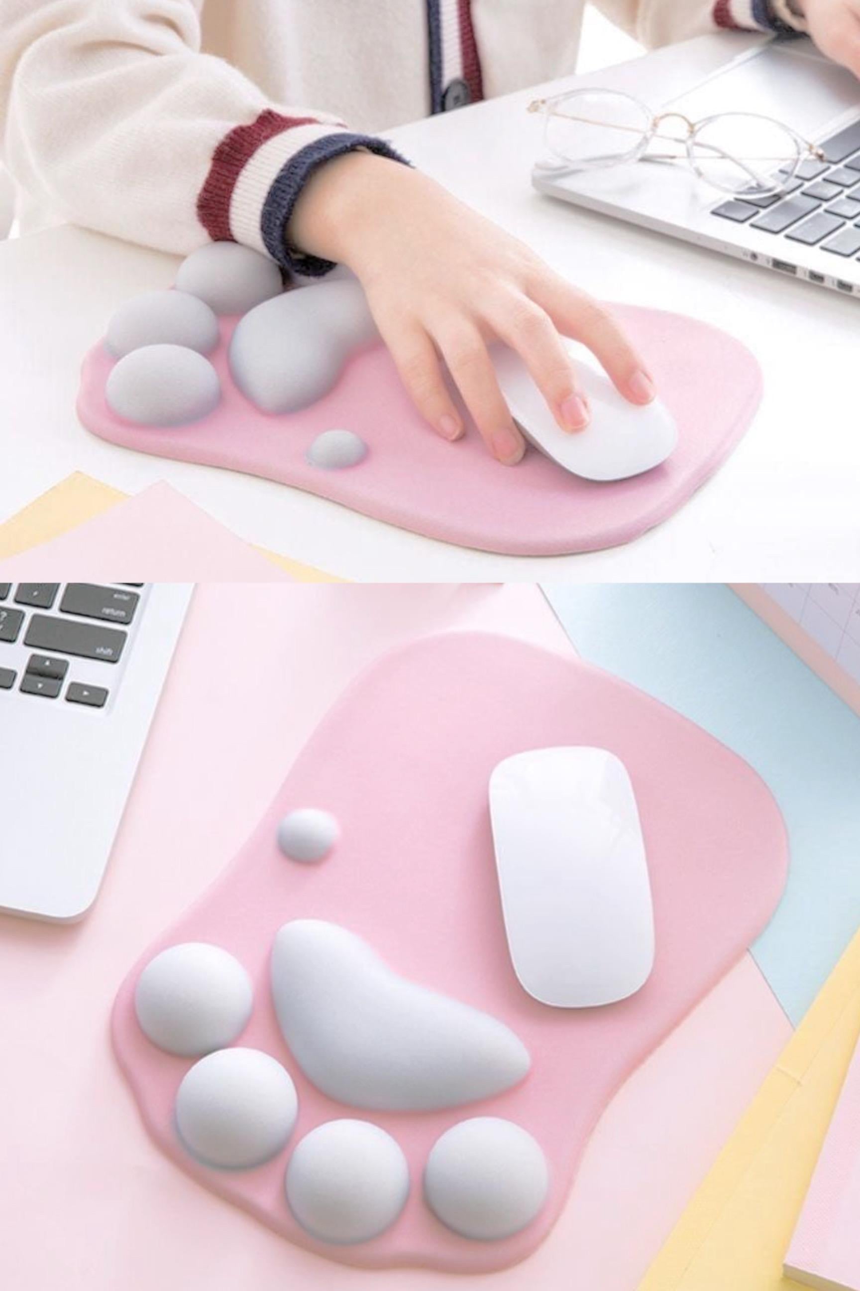 Pink Paw Mousepad