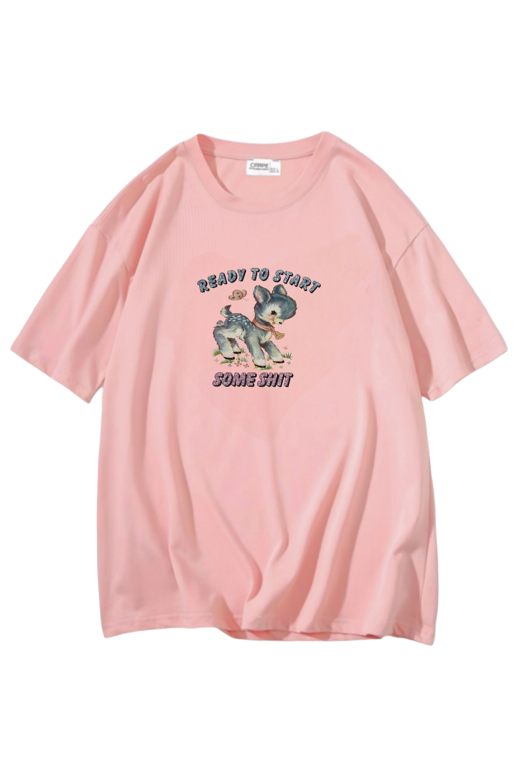 Pink Ready To Oversize T-shirt