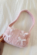 Pink Ribbon Peluş Çanta