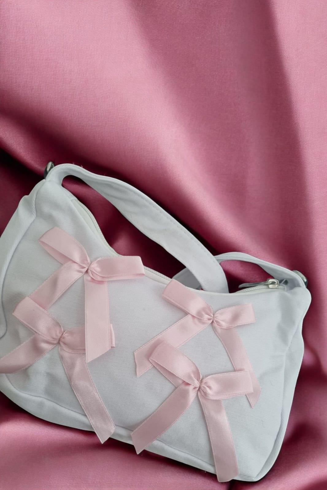 Pink Ribbons Baget Çanta