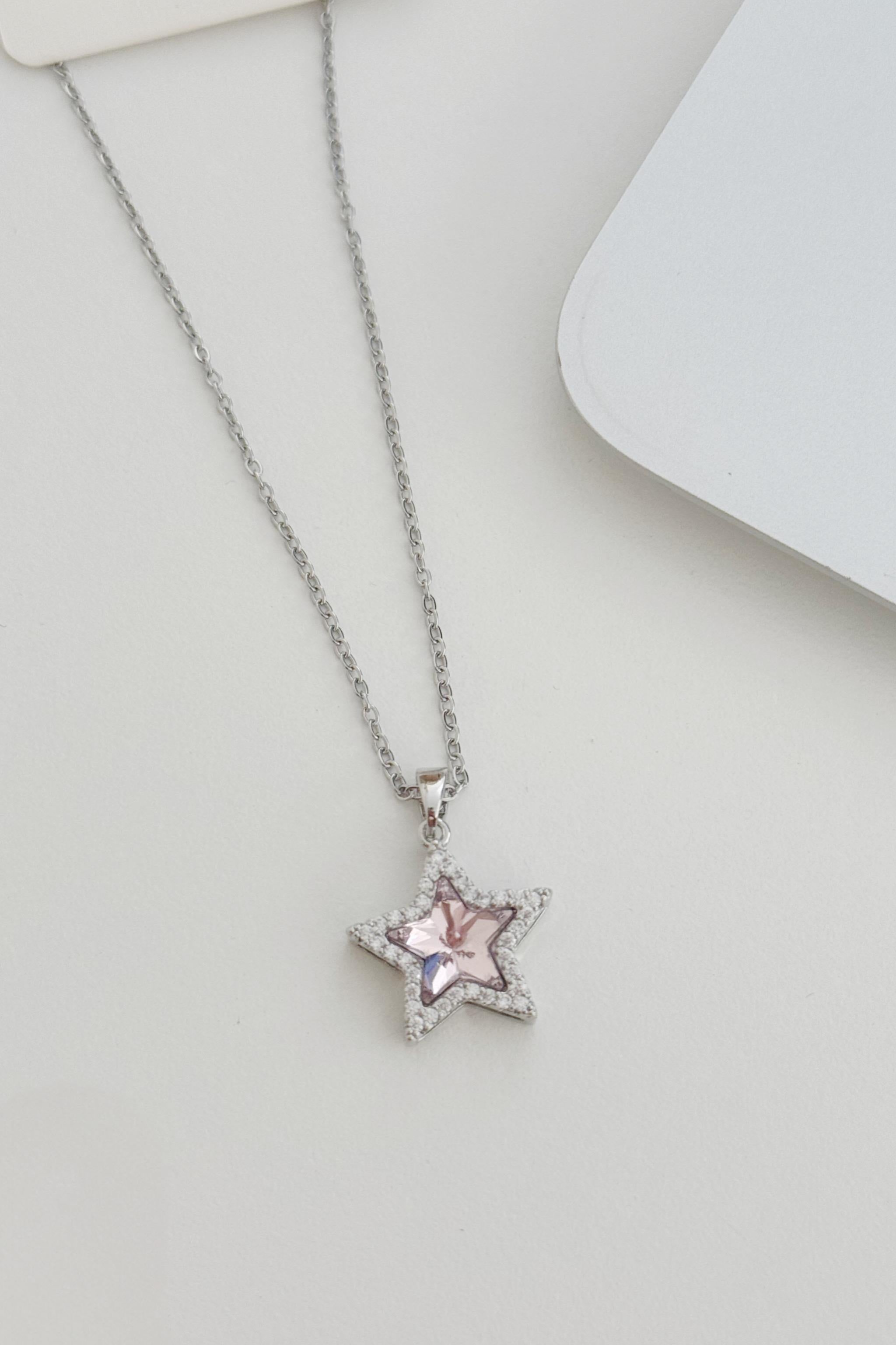 Pink Star Kolye