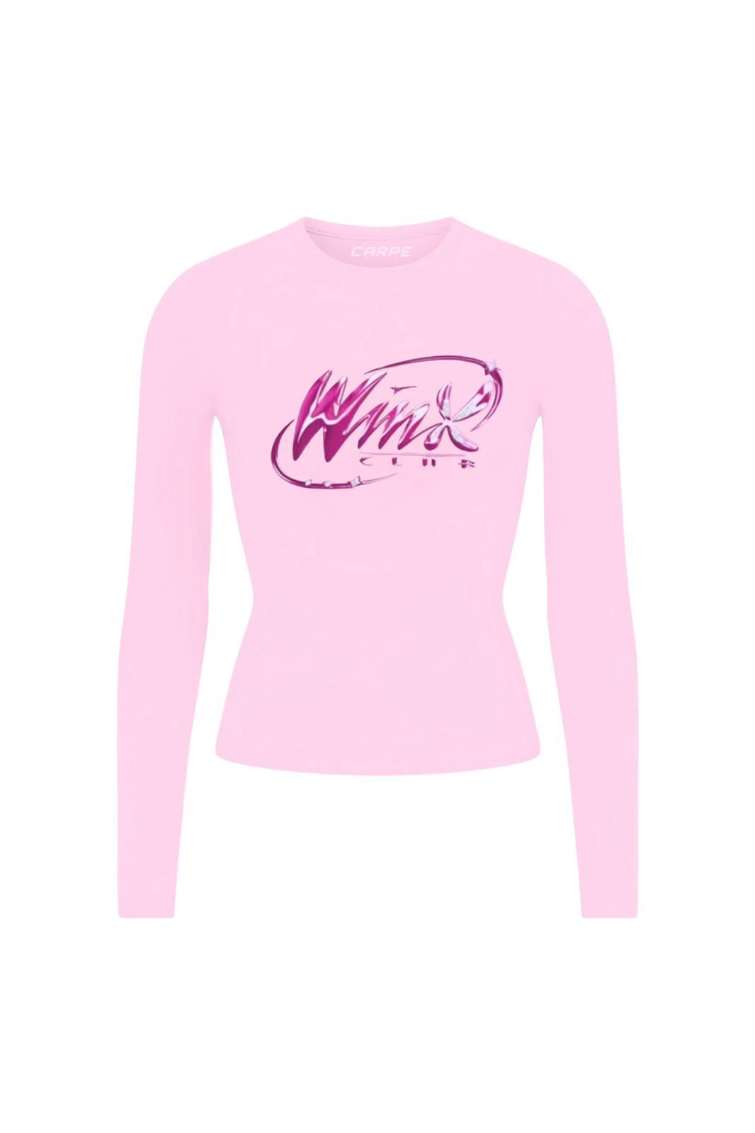 Pink Uzun Kol Tam Boy Bluz